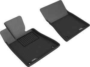 Lexus GS Floor Mats - Front - 3D MAXpider - Kagu - Black - `05-`11 Lexus GS Floor Mats - Front - 3D MAXpider - Kagu - Black - `05-`11